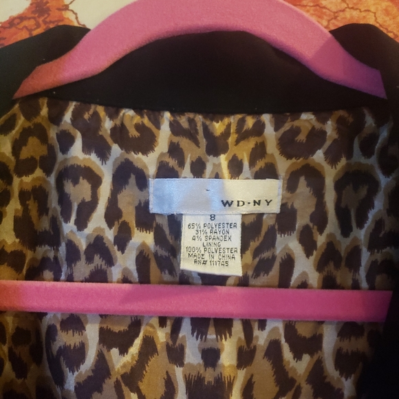 WD.NY black/Leopard jacket - Picture 2 of 8